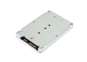 Бокс для SSD диска MSATA с выходом SATA пластиковый, белый