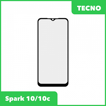 G+OCA PRO стекло для переклейки Tecno Spark 10, 10c (kl5q, kl5m) (черный)
